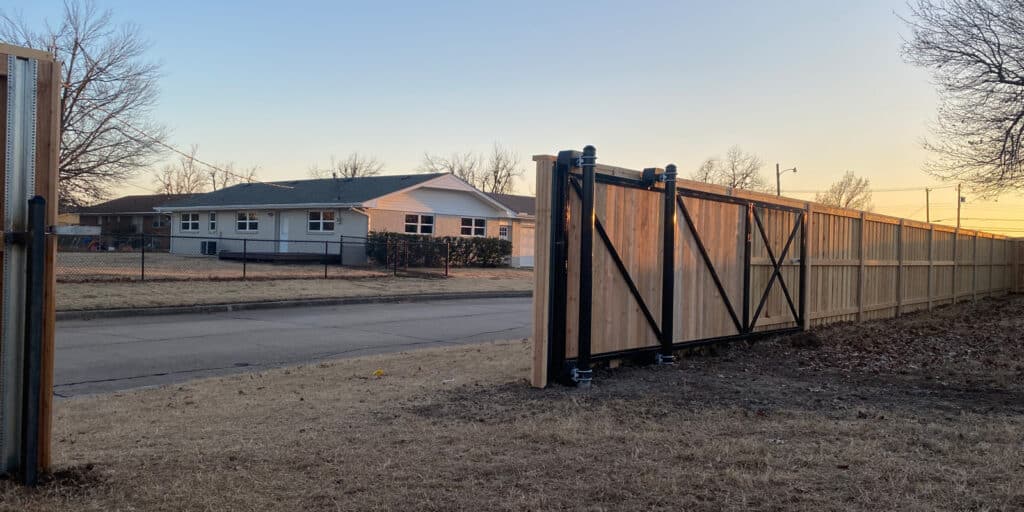 new fence