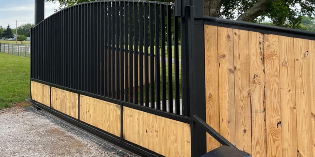 wood gate